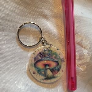 🌲BUY 1 GET 1 FREE 🌲Colorful Mushroom Keychain